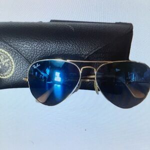 Ray-Ban Blue Aviator Sunglasses
